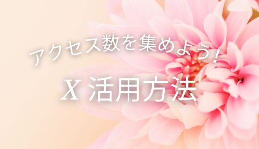 アクセス数を集めよう！X(Twitter)活用方法